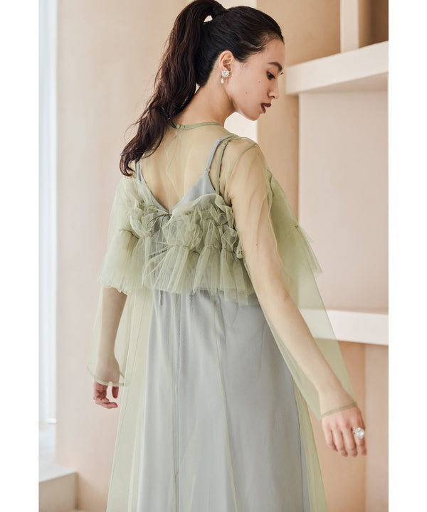 {"color":"\u30b0\u30ea\u30fc\u30f3","info":"model\uff1aH165cm size\uff1aM"}