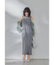 {"color":"\u30b0\u30ec\u30fc","info":"model\uff1aH166cm size\uff1aM"}
