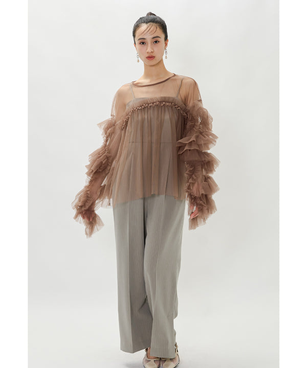 {"color":"\u30d6\u30e9\u30a6\u30f3","info":"model\uff1aH165cm size\uff1aF"}