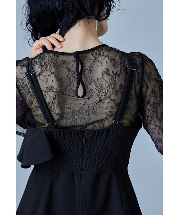 {"color":"\u30ec\u30fc\u30b9\u30d6\u30e9\u30c3\u30af","info":"model\uff1aH167cm size\uff1aM"}