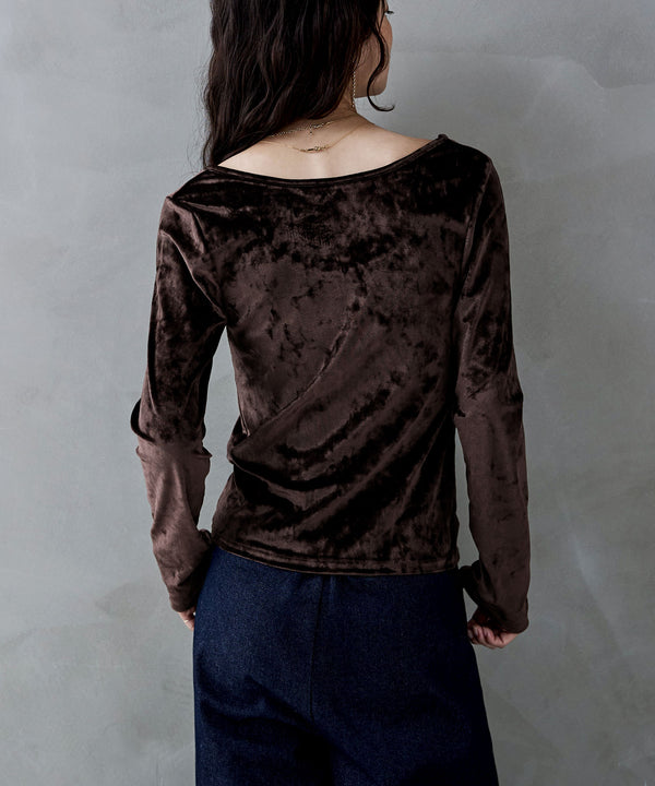 {"color":"\u30d6\u30e9\u30a6\u30f3","info":"model\uff1aH166cm size\uff1aM"}