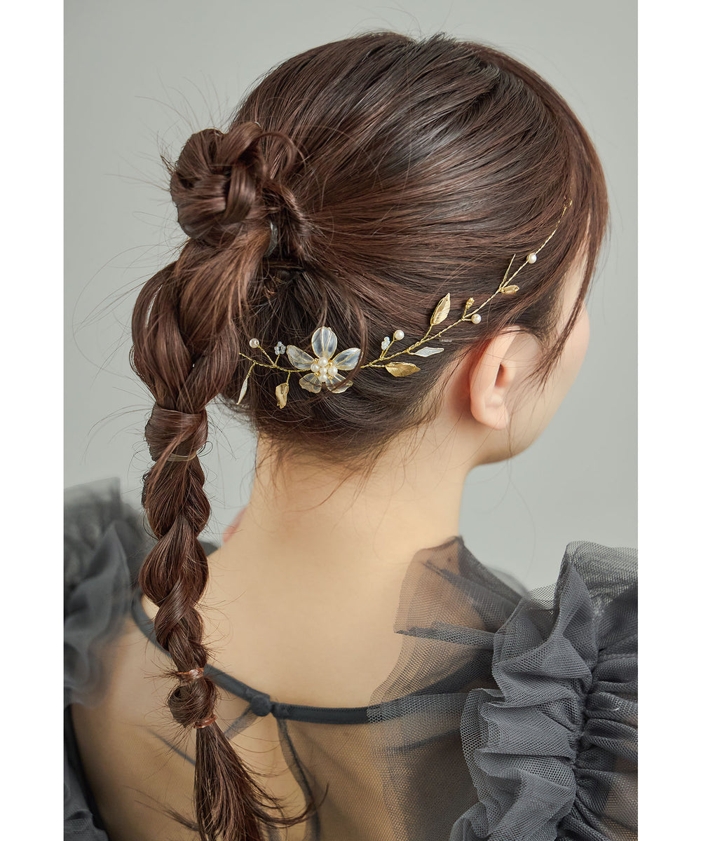 アメリカンフラワーヘッドドレス ヘアアクセサリー ヘアピン 結婚式