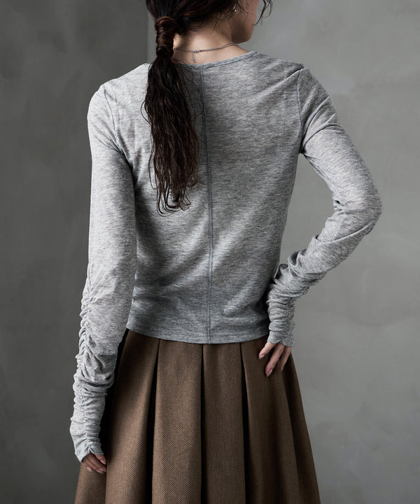 {"color":"\u6762\u30b0\u30ec\u30fc","info":"model\uff1aH166cm size\uff1aM"}