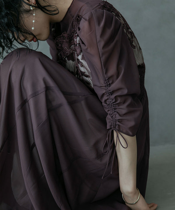 {"color":"\u30b9\u30e2\u30fc\u30af\u30d1\u30fc\u30d7\u30eb","info":"model\uff1aH167cm size\uff1aM"}