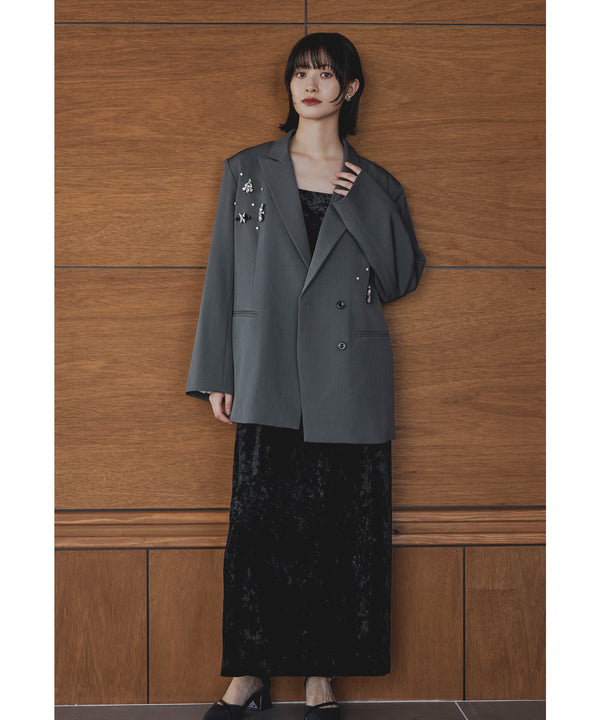 {"color":"\u30b0\u30ec\u30fc","info":"model\uff1aH166cm size\uff1aM"}