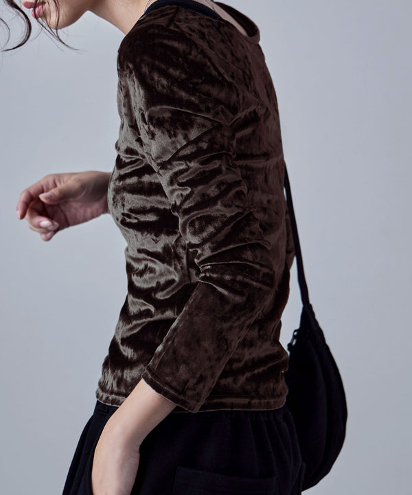 {"color":"\u30d6\u30e9\u30a6\u30f3","info":"model\uff1aH166cm size\uff1aM"}