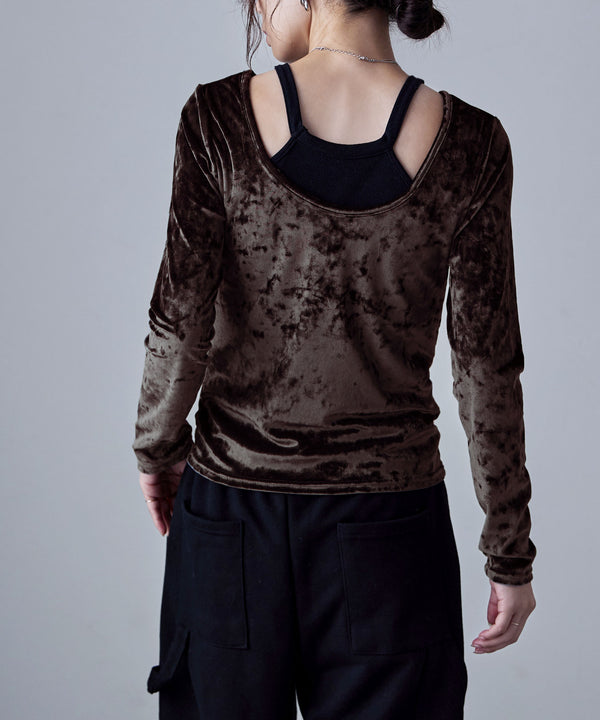 {"color":"\u30d6\u30e9\u30a6\u30f3","info":"model\uff1aH166cm size\uff1aM"}