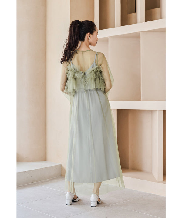 {"color":"\u30b0\u30ea\u30fc\u30f3","info":"model\uff1aH165cm size\uff1aM"}