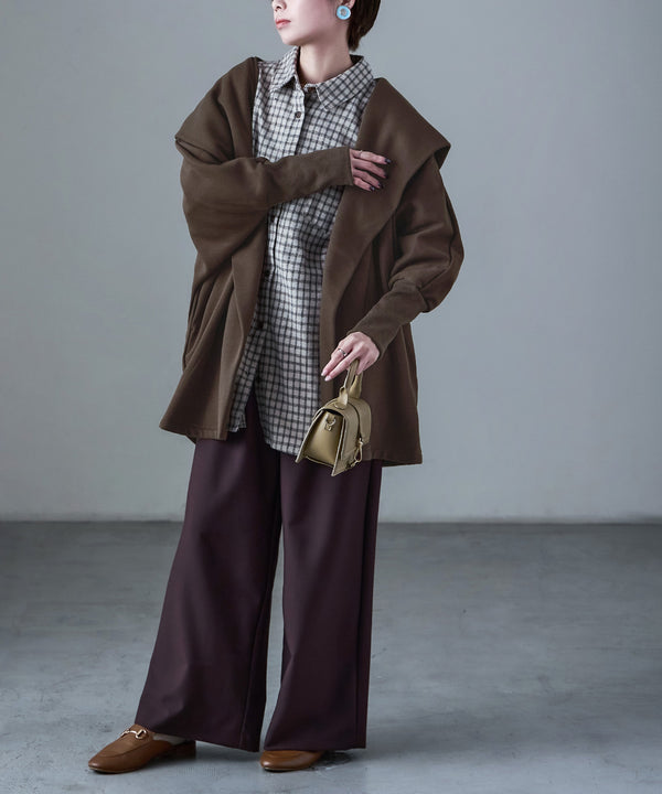 {"color":"\u30d6\u30e9\u30a6\u30f3","info":"model\uff1aH158cm size\uff1aM"}