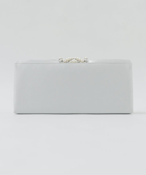 niana パール&ビジュークラッチバッグ