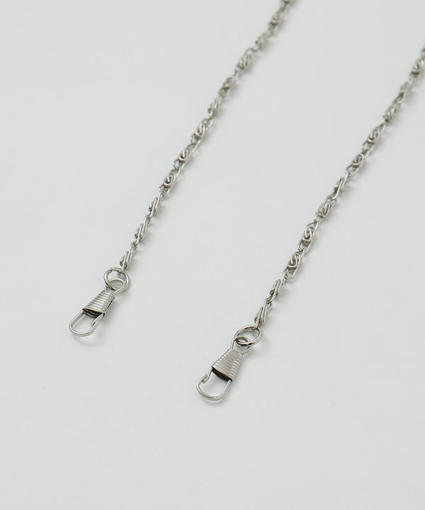 niana U字プレートパーティバッグ シルバー