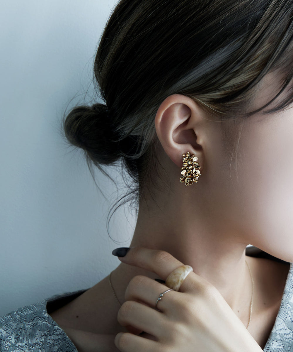 フラワーブーケイヤリング｜ピアス・イアリング - etoll.