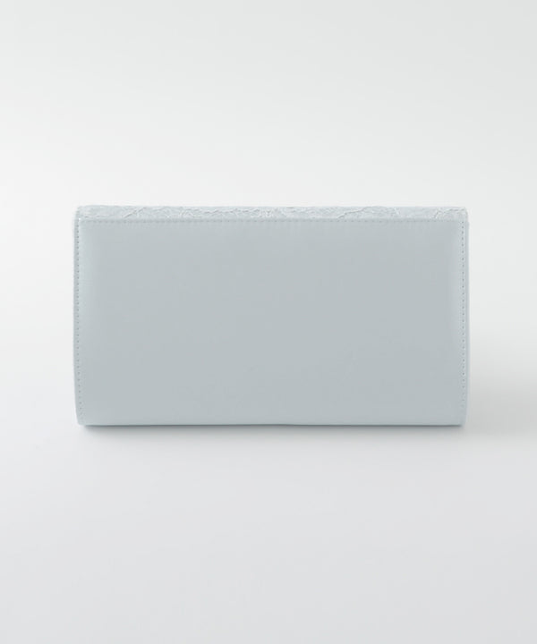 niana レース使いサテンクラッチバッグ