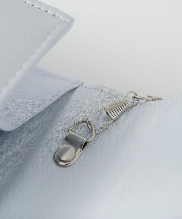 niana レース使いサテンクラッチバッグ