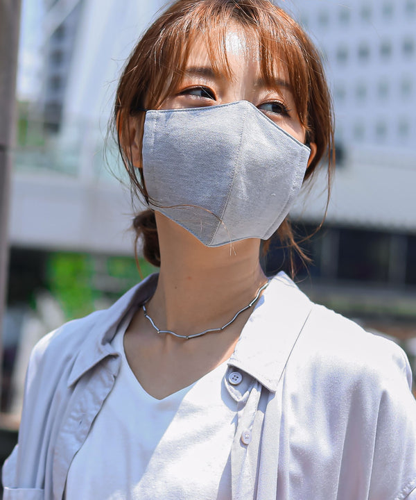 niana ヒアルロン酸 × コラーゲン 潤い美容 日本製 抗菌 マスク グレー