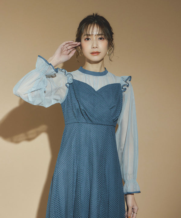 {"color":"\u30b0\u30ec\u30a4\u30c3\u30b7\u30e5\u30d6\u30eb\u30fc","info":"model\uff1aH165cm size\uff1aM"}