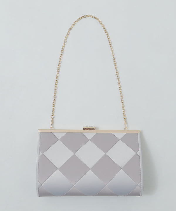 niana ダイヤ柄クラッチバッグ