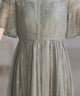 niana レース×レーステープデザイン ドレス