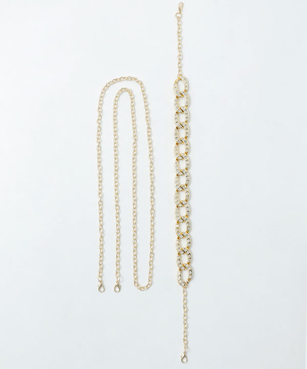 niana 3wayボーダー柄レター型クラッチバッグ