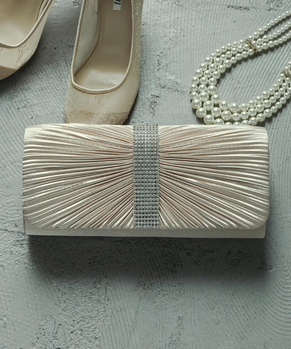 niana ラインストーンテープ付きクラッチバッグ