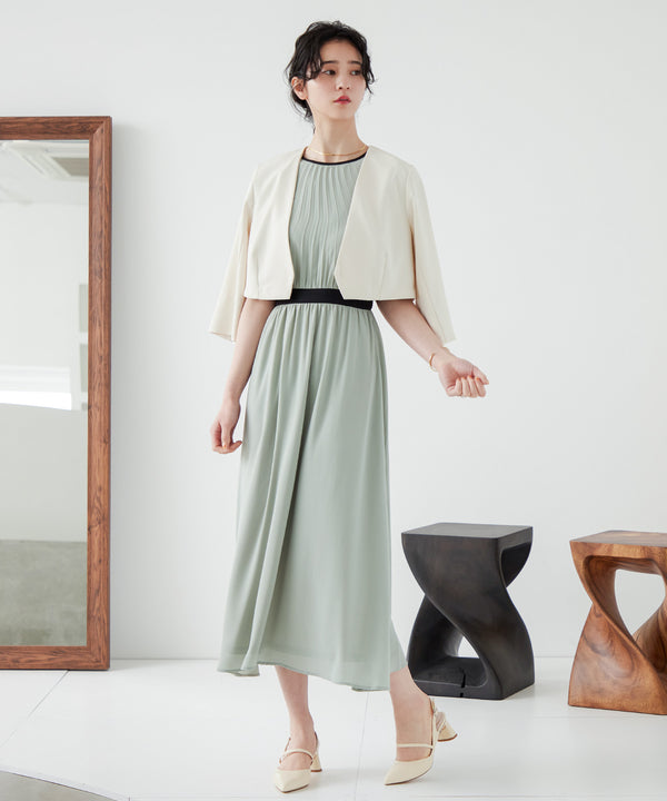 niana パールピン付きジャケット アイボリー