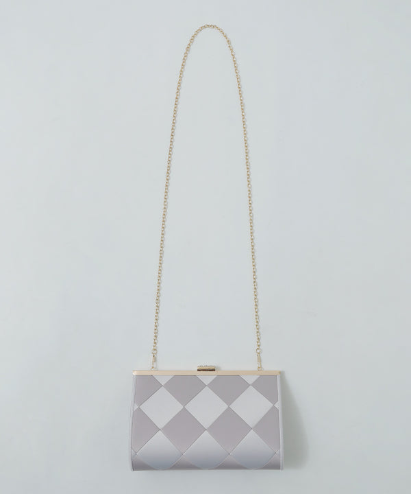 niana ダイヤ柄クラッチバッグ