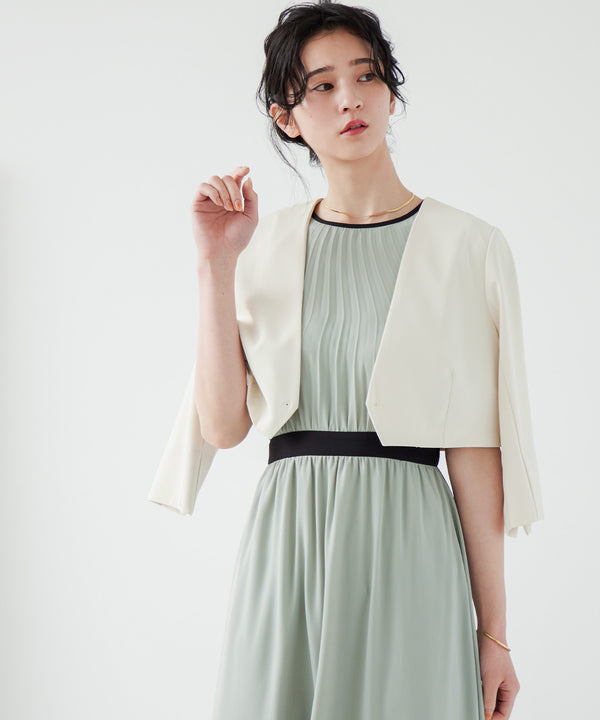 niana パールピン付きジャケット アイボリー