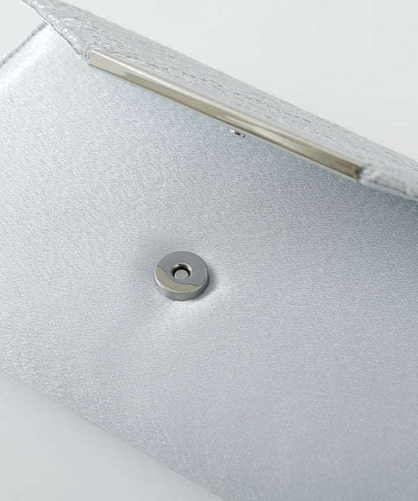 niana レース使いサテンクラッチバッグ