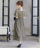 niana レース×レーステープデザイン ドレス グレージュ