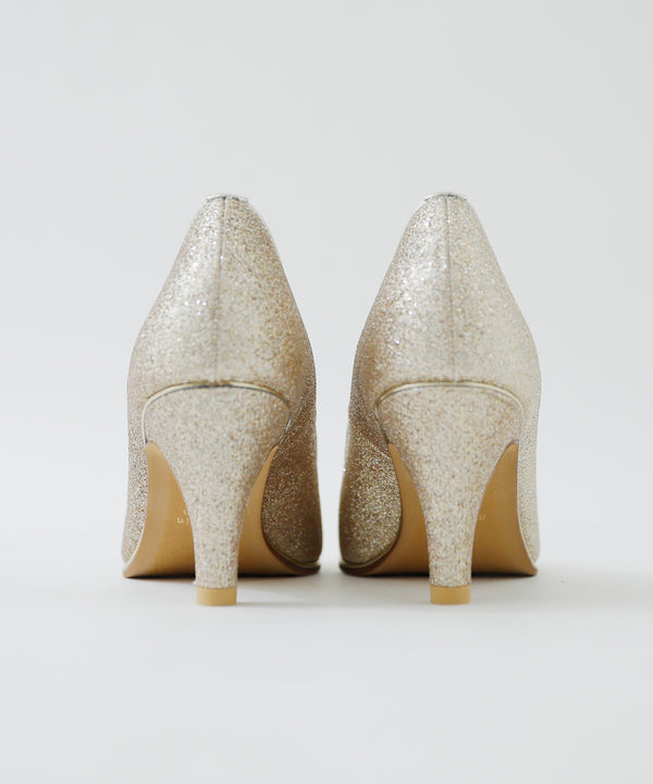 niana 日本製グリッターパンプス