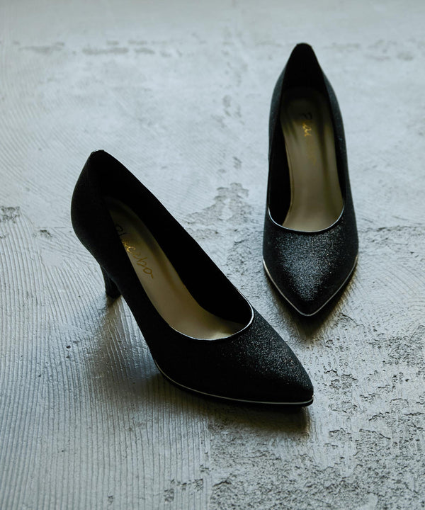 niana 日本製グリッターパンプス