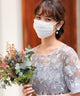 niana 結婚式用レースマスク ホワイト
