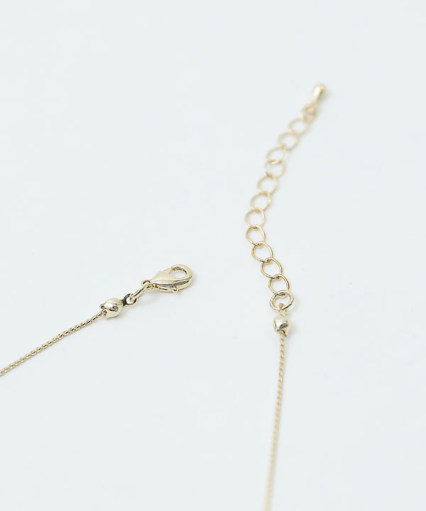 niana フラットパールネックレス ゴールド