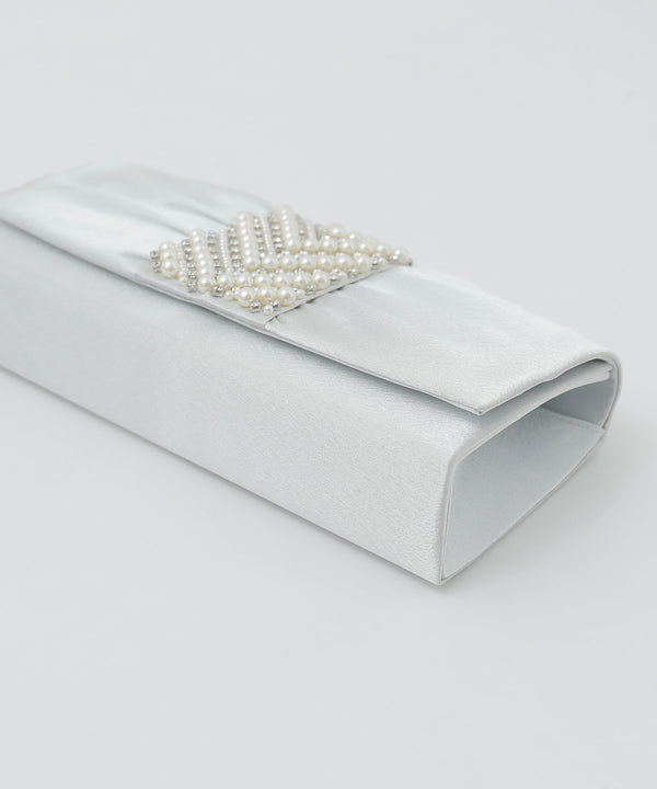 niana パール&ビジュークラッチバッグ