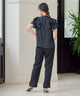 {"color":"\u30cd\u30a4\u30d3\u30fc","info":"model\uff1aH162cm size\uff1a9\u53f7"}