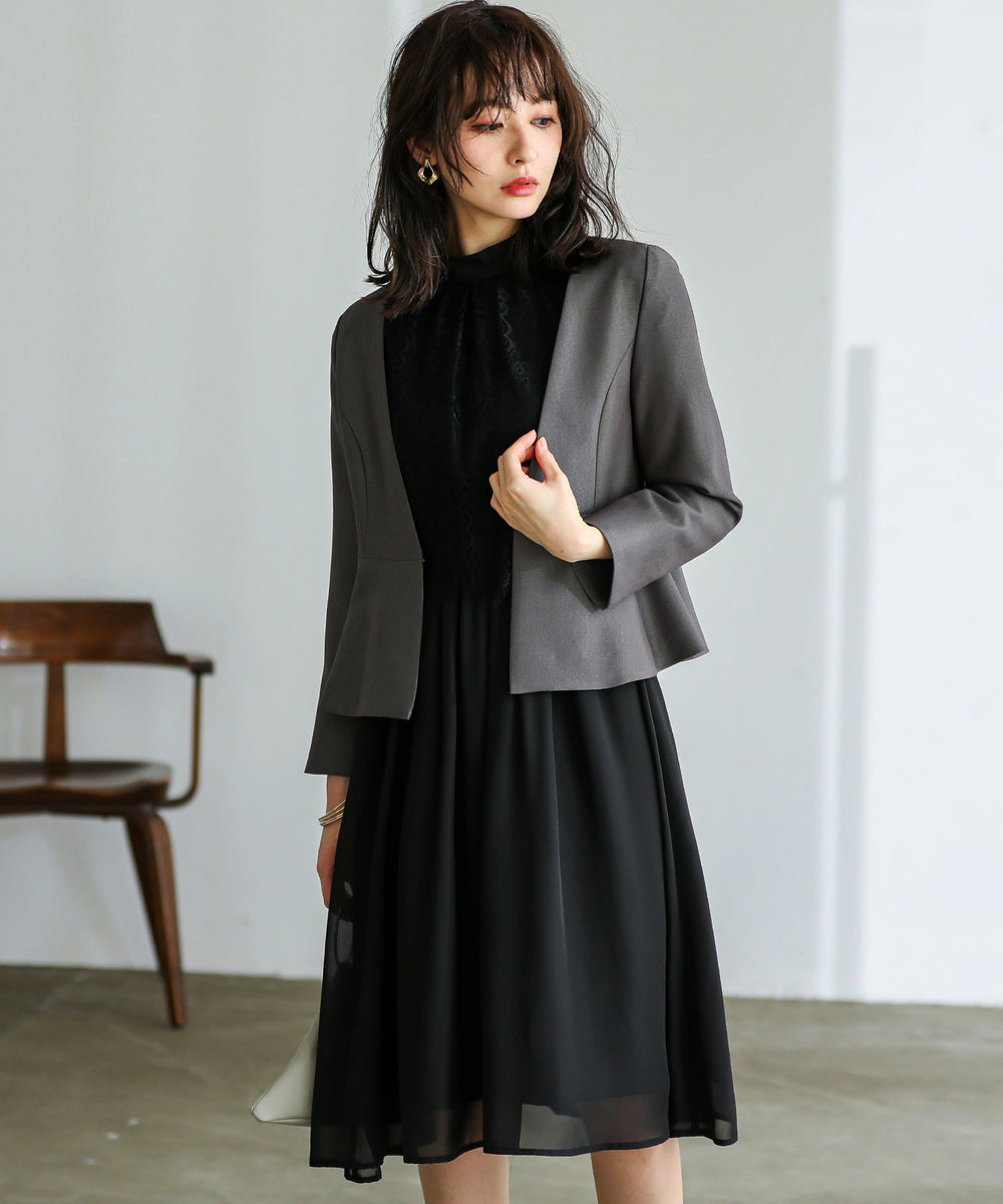 2点セット セレモニースーツ ワンピース セットアップ｜スーツ - niana
