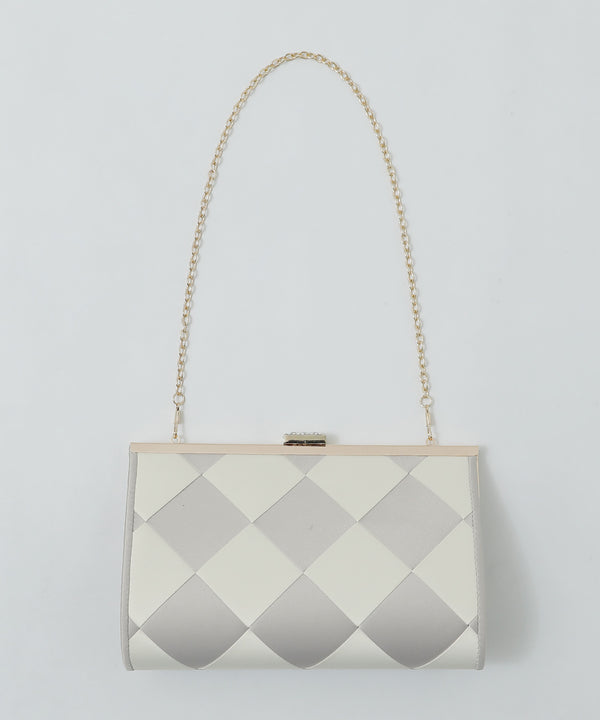 niana ダイヤ柄クラッチバッグ