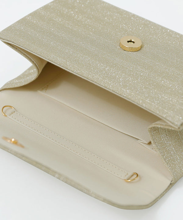 niana 3wayボーダー柄レター型クラッチバッグ