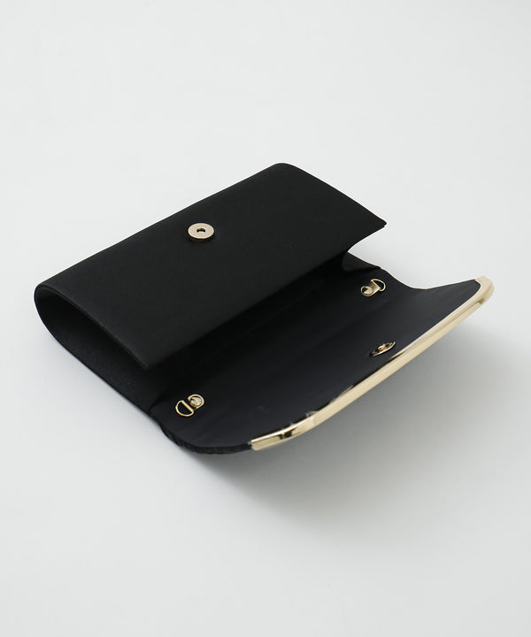 niana U字プレートパーティバッグ ブラック