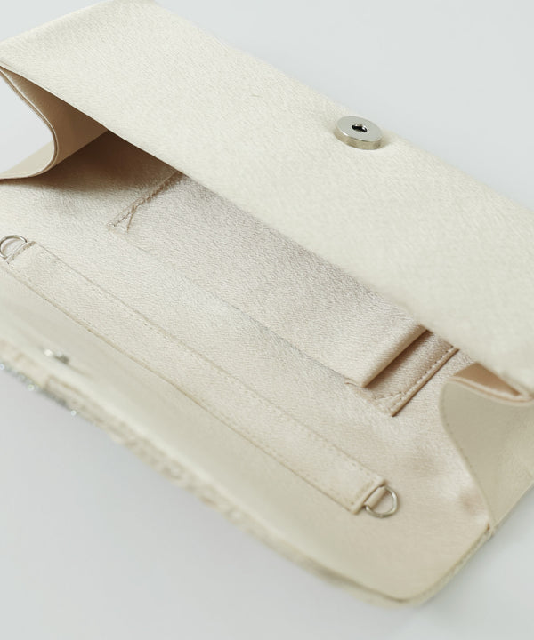 niana ラインストーンテープ付きクラッチバッグ