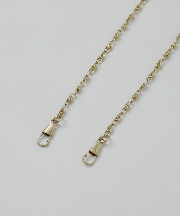 niana U字プレートパーティバッグ ベージュ