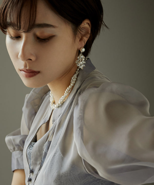 niana マニョリヤ パールピアス シルバー