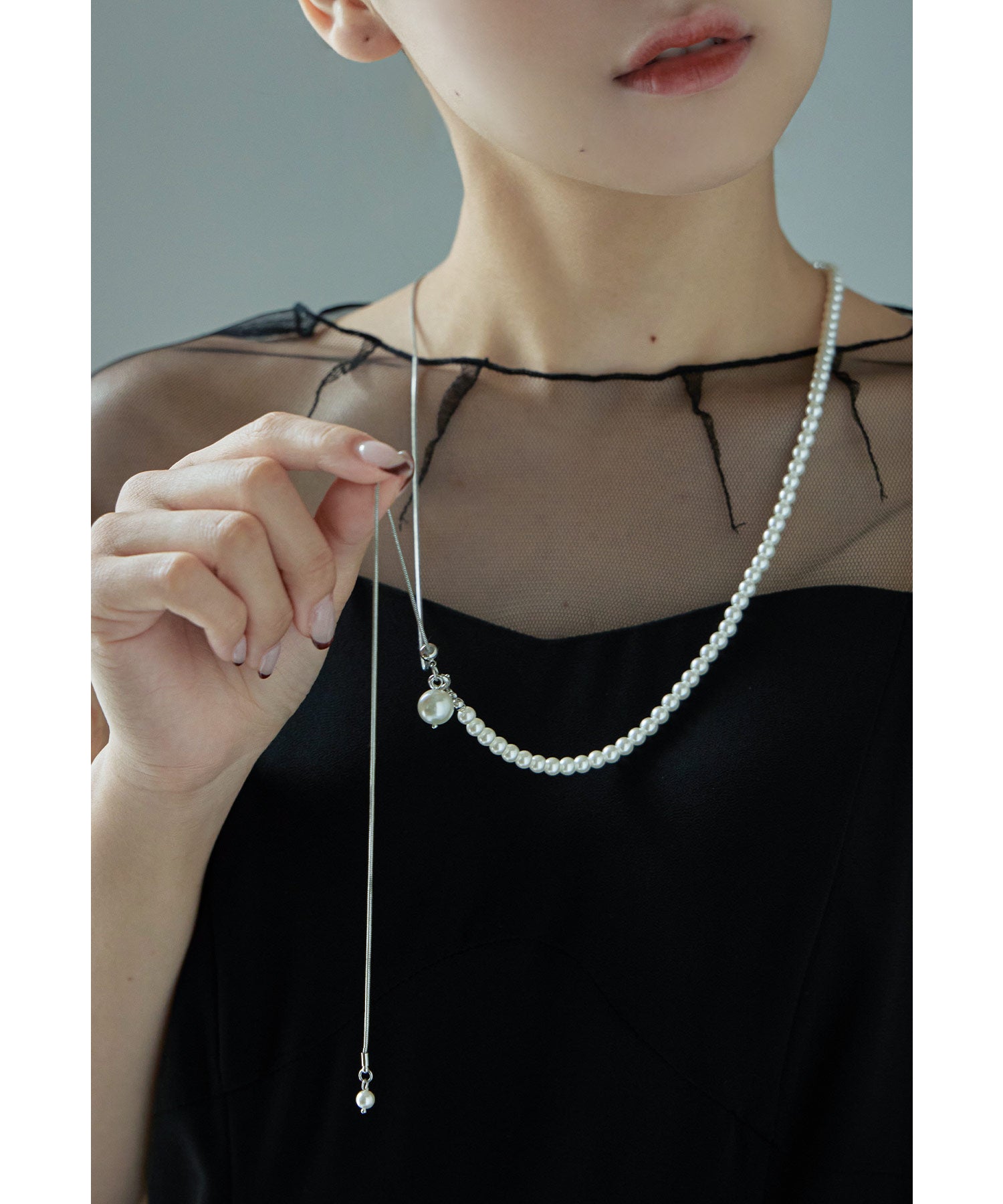 【SOPHIEBUHAI】マルチカラーSirenaパールネックレス（関税込） マルチウェイパールスネークチェーンネックレス 結婚式 お呼ばれ