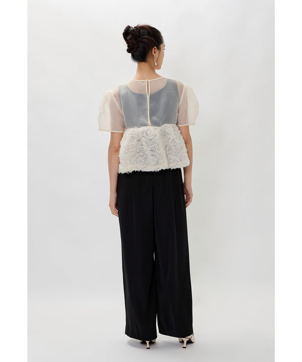 {"color":"\u30d9\u30fc\u30b8\u30e5\u00d7\u30d6\u30e9\u30c3\u30af","info":"model\uff1aH165cm size\uff1aM"}