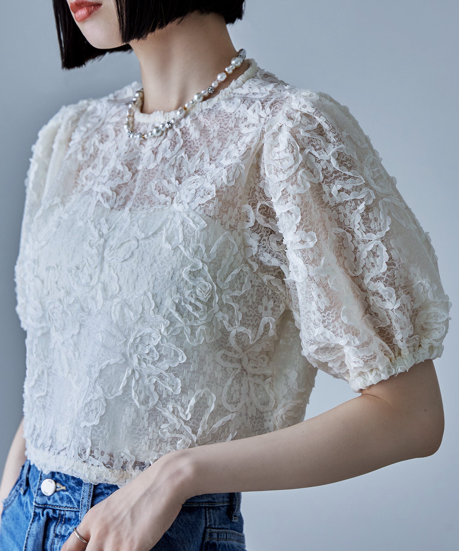 Flower embroidery lace PO