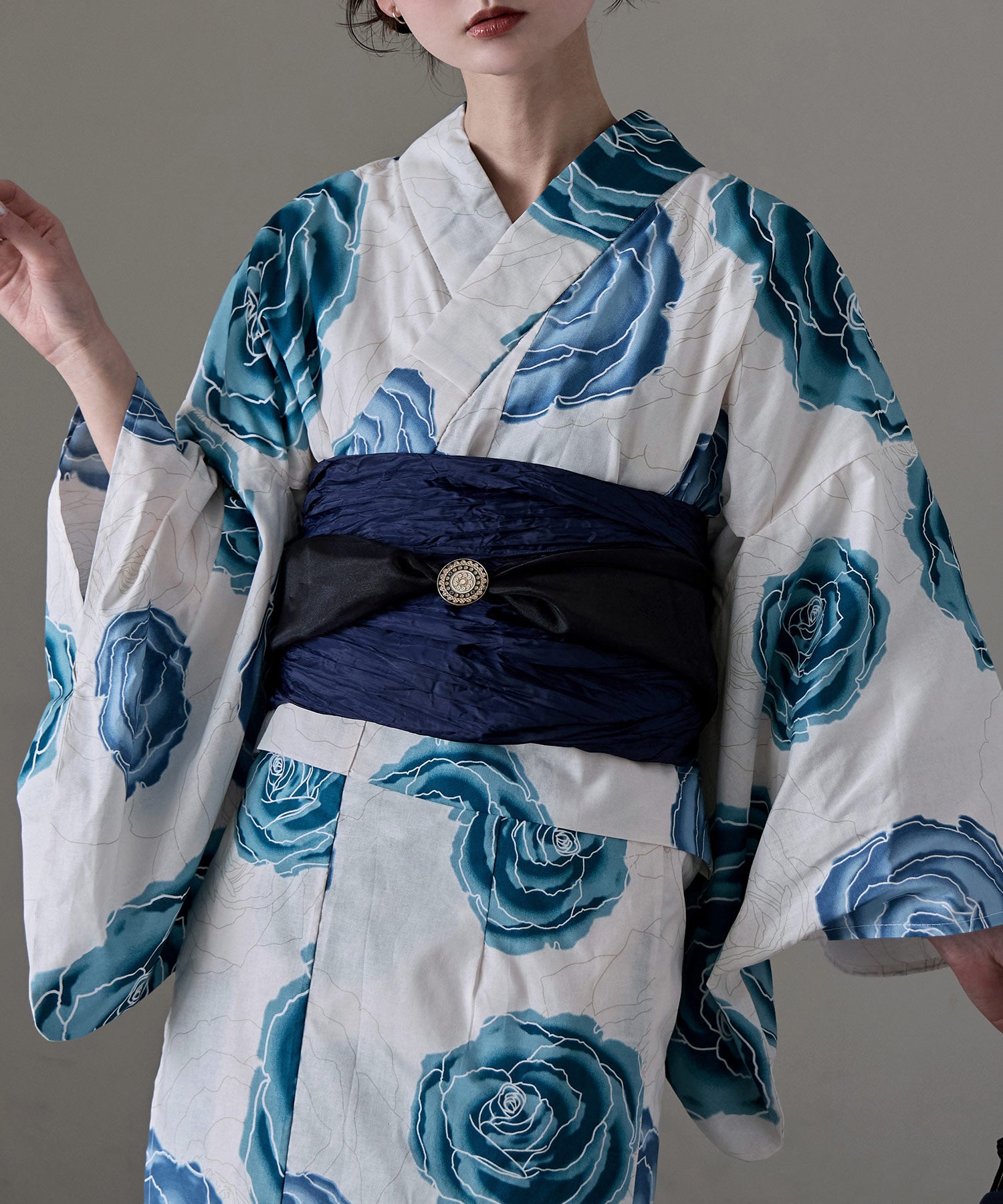 セパレート綿浴衣 2点セット｜セパレート浴衣セット - asaka
