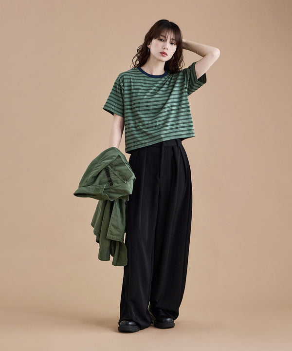 {"color":"\u30b0\u30ea\u30fc\u30f3","info":"model\uff1aH166cm size\uff1aM"}
