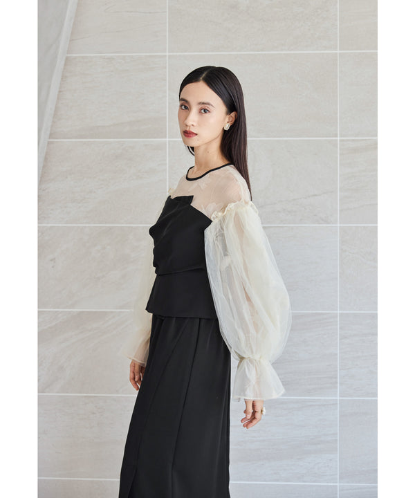 {"color":"\u30d9\u30fc\u30b8\u30e5\u00d7\u30d6\u30e9\u30c3\u30af","info":"model\uff1aH165cm size\uff1aM"}