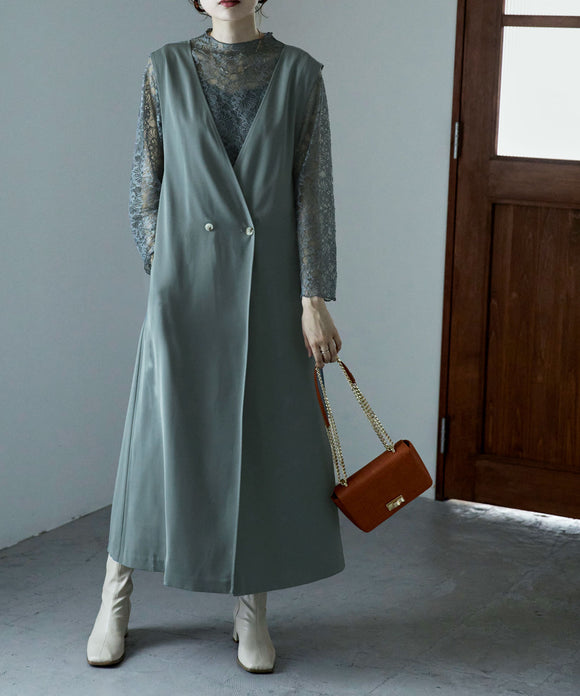 {"color":"\u30b0\u30ec\u30a4\u30c3\u30b7\u30e5\u30d6\u30eb\u30fc","info":"model\uff1aH170cm size\uff1aM"}