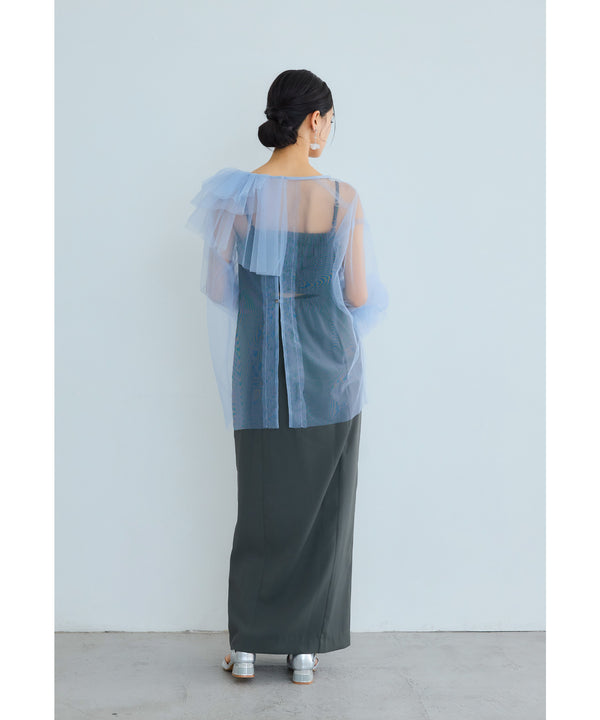 {"color":"\u30e9\u30a4\u30c8\u30d6\u30eb\u30fc","info":"model\uff1aH165cm size\uff1aM"}